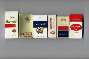 Ireland most popular brand of cigarettes displayed on a counter, showcasing the distinctive packaging that highlights its leading status in the Irish market.